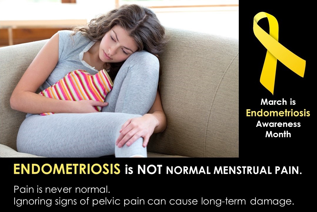 Endometriosis is not normal menstrual pain