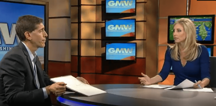 Dr. MacKoul being interviewed on GMW
