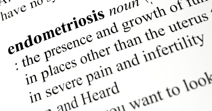 Definition of endometriosis in a dictionary