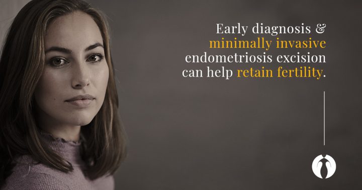 Early diagnosis and minimally invasive endometriosis excision can help retain fertility