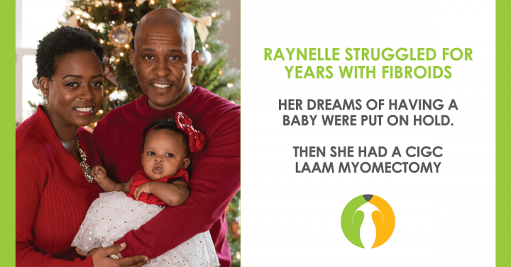 Raynelle struggled for years with fibroids