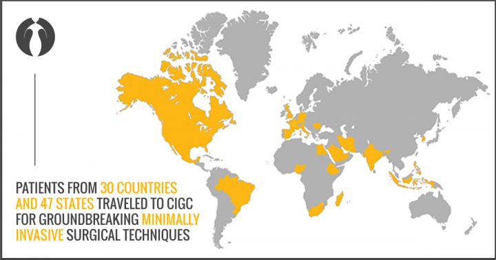 Patients from 30 countries and 47 states have traveled to CIGC